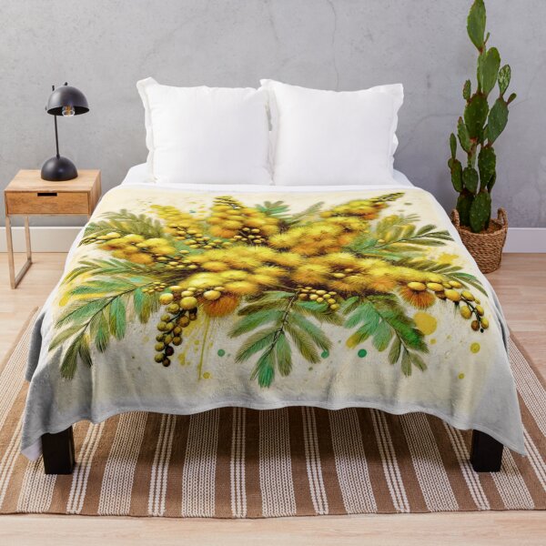 Item preview, From the Garden : golden wattle australian acacia#2 designed and sold by Helios Be. Lavsh.