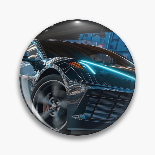 Item preview, Blue Corvette E-Ray Poster – Electrified Speed in Striking Blue IX designed and sold by AutoPopStudio.