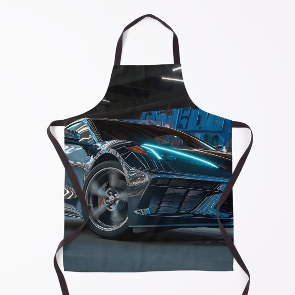 Item preview, Blue Corvette E-Ray Poster – Electrified Speed in Striking Blue IX designed and sold by AutoPopStudio.