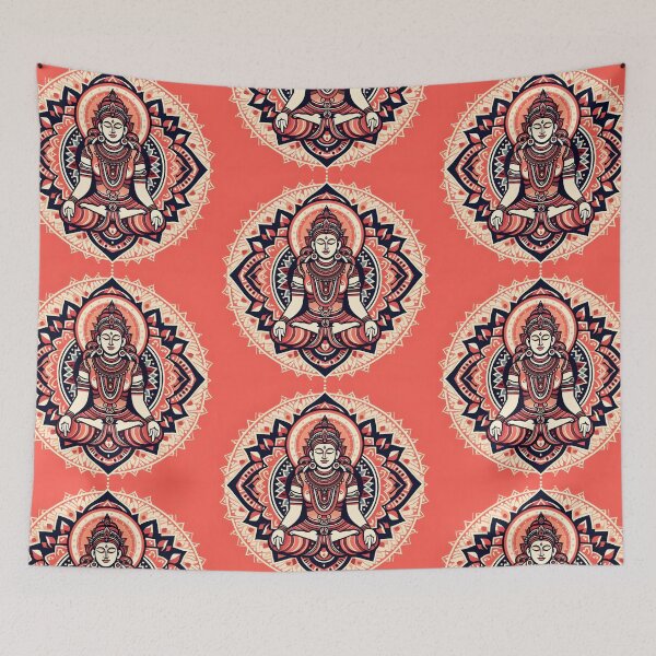 Item preview, Geometric Meditative Deity | Sacred Mandala Art | Buddism  designed and sold by InevitableAum.