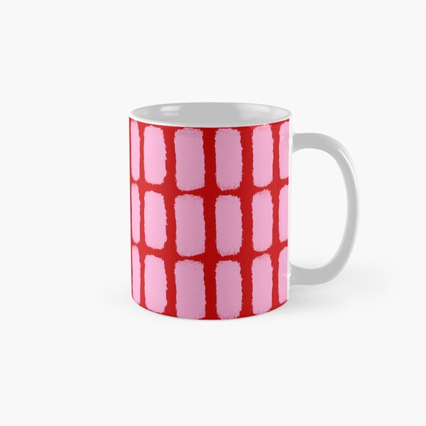 Item preview, Pink on Red Dotted Brush Stroke, Stripes Geometric  designed and sold by OneThreeSix.