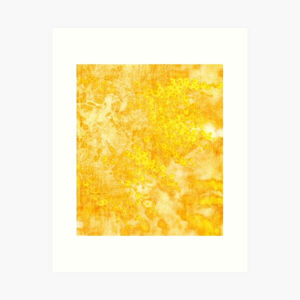 Item preview, Flowers yellow mimosa pattern designed and sold by TessAndre.