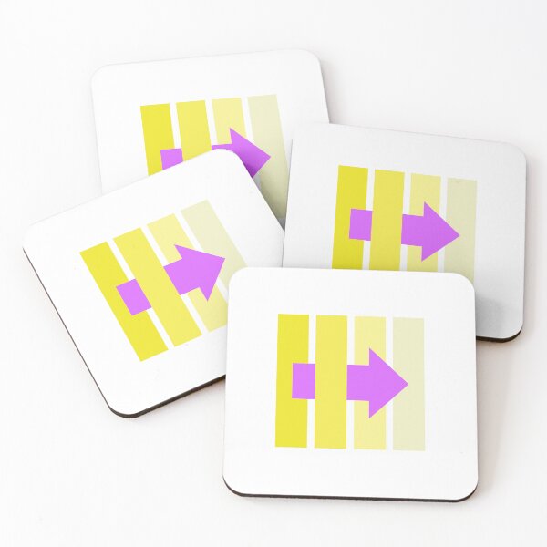 Item preview, Arrow going right, yellow pantone  designed and sold by Clumsy People.