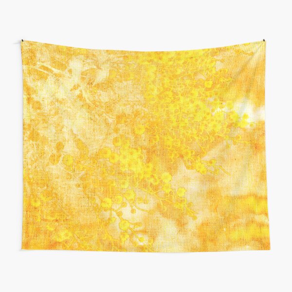 Item preview, Flowers yellow mimosa pattern designed and sold by TessAndre.