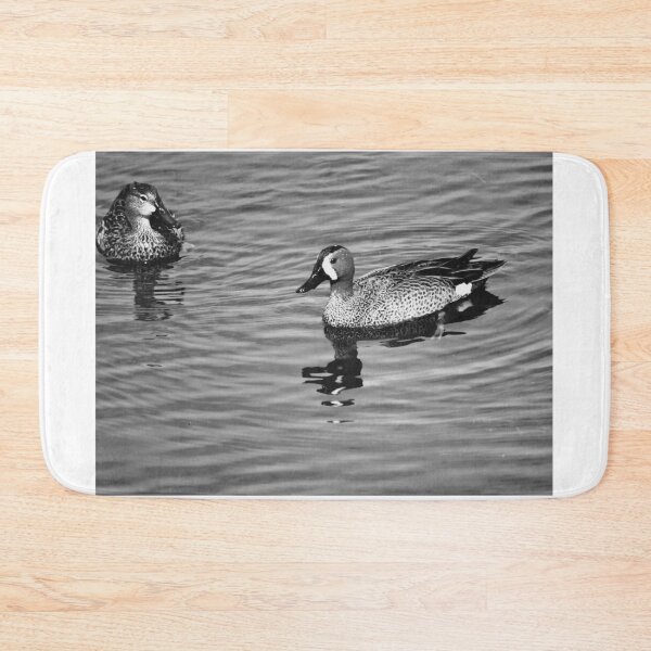 Item preview, Blue Winged Teal Black And White designed and sold by MercerImages.