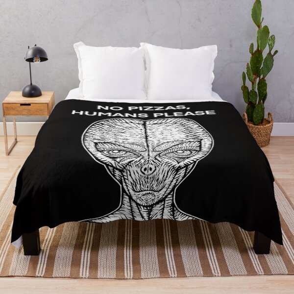 Item preview, NO PIZZAS,HUMANS PLEASE - the alien words .2 designed and sold by lautir.
