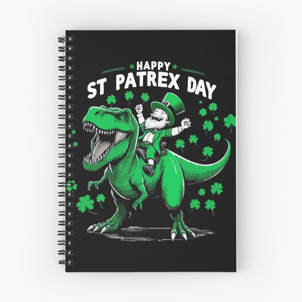 Item preview, Dinosaur Tyrannosaurus St Patricks Day Leprechaun designed and sold by TomFrontierArt.