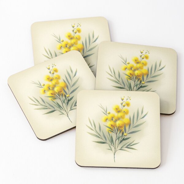 Item preview, From the Garden : golden wattle australian acacia#8 designed and sold by Helios Be. Lavsh.