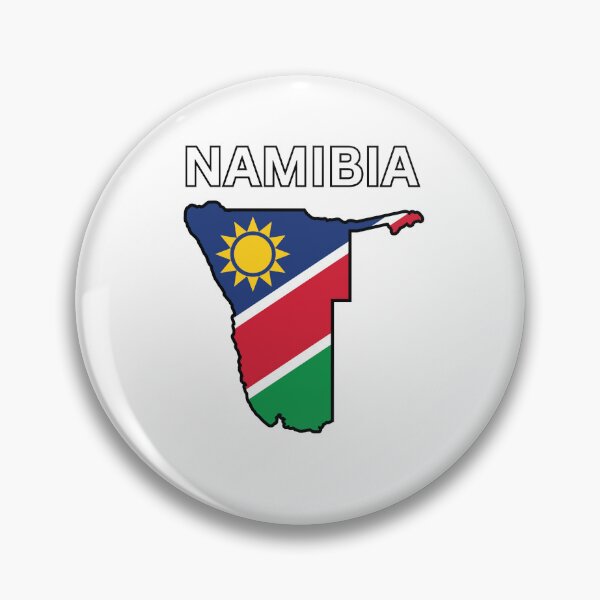 Item preview, Namibia Flag Map Design designed and sold by atomstartup.