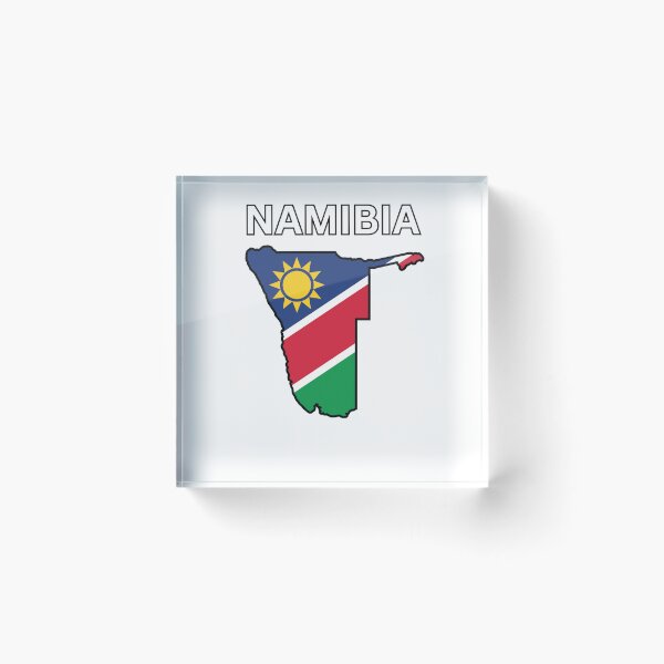 Item preview, Namibia Flag Map Design designed and sold by atomstartup.