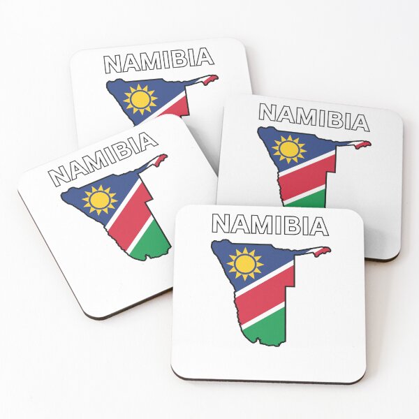 Item preview, Namibia Flag Map Design designed and sold by atomstartup.