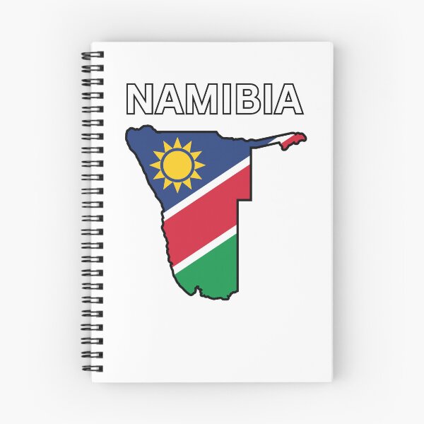 Item preview, Namibia Flag Map Design designed and sold by atomstartup.