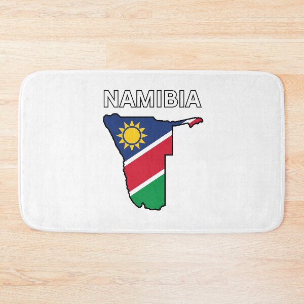 Item preview, Namibia Flag Map Design designed and sold by atomstartup.
