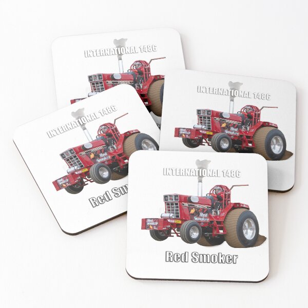 Item preview, ASTTQ Tractor Pulling International 1486 Red Smoker designed and sold by blindphotog.