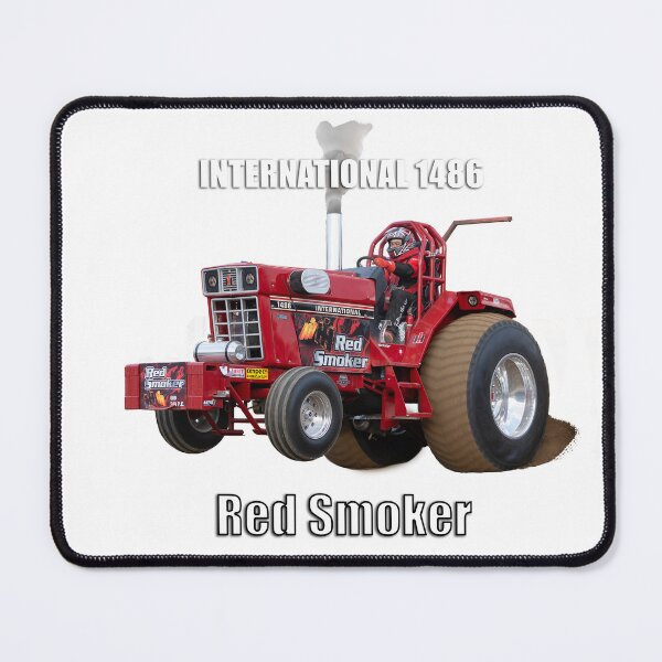 Item preview, ASTTQ Tractor Pulling International 1486 Red Smoker designed and sold by blindphotog.