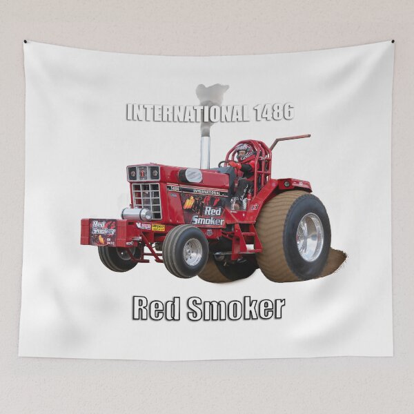 Item preview, ASTTQ Tractor Pulling International 1486 Red Smoker designed and sold by blindphotog.