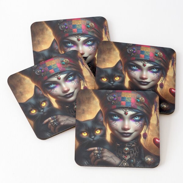 Item preview, Mystic Feline designed and sold by Soluna Studio.