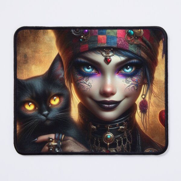 Item preview, Mystic Feline designed and sold by Soluna Studio.