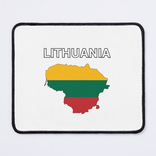 Item preview, Lithuania Flag Map Design designed and sold by atomstartup.