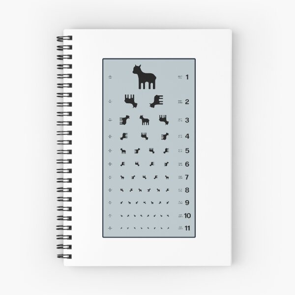 Item preview, Tumbling Lamb Lumon Eye Chart designed and sold by ecorp.