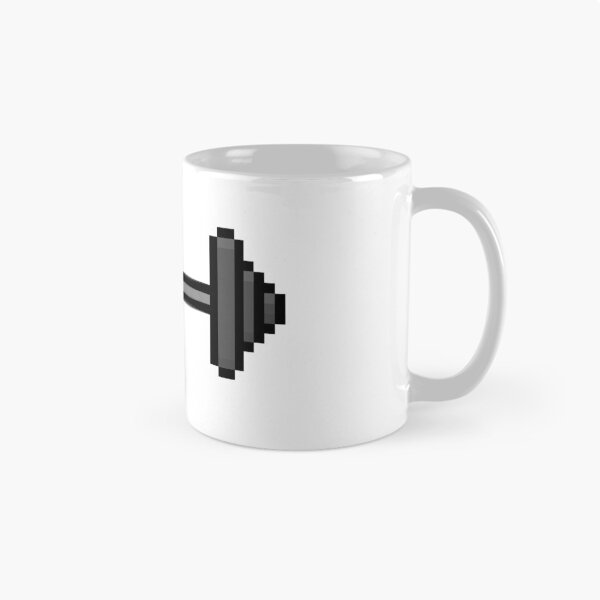 Artikelvorschau, Pixel Art 8-Bit-Langhantel entworfen und verkauft von ArtPixelDesign.