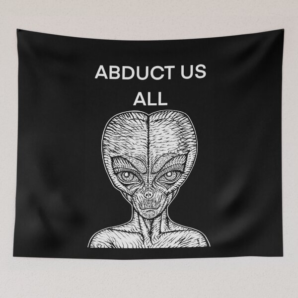 Item preview, ABDUCT US ALL - the alien words .4 designed and sold by lautir.