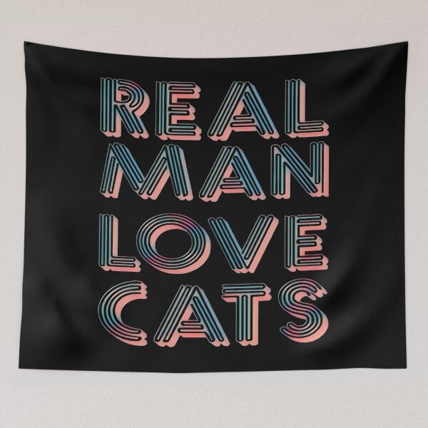 Item preview, Real Man Love Cats designed and sold by creativerooney.