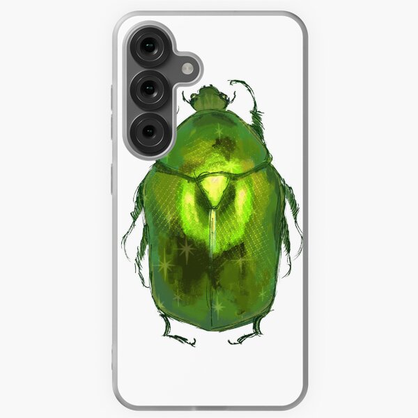 Item preview, Green Beetle whimsical designed and sold by Ayane-Tsuyoi.