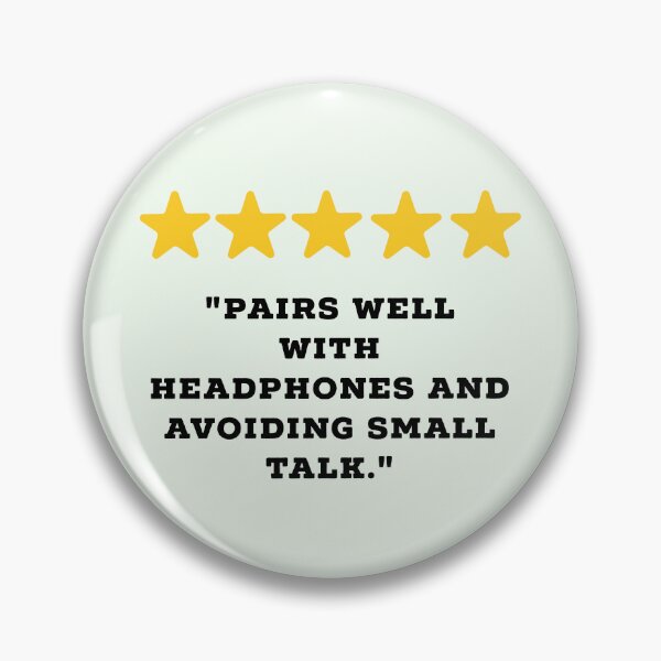 Item preview, Introvert Reviews Funny 5 Star Review #2 designed and sold by Jollys-ArtShop.