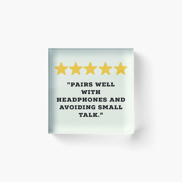 Item preview, Introvert Reviews Funny 5 Star Review #2 designed and sold by Jollys-ArtShop.