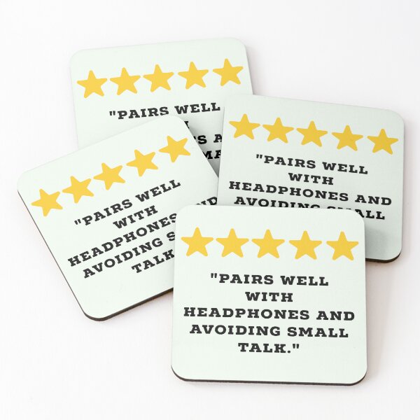 Item preview, Introvert Reviews Funny 5 Star Review #2 designed and sold by Jollys-ArtShop.