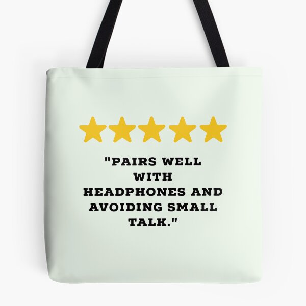 Item preview, Introvert Reviews Funny 5 Star Review #2 designed and sold by Jollys-ArtShop.