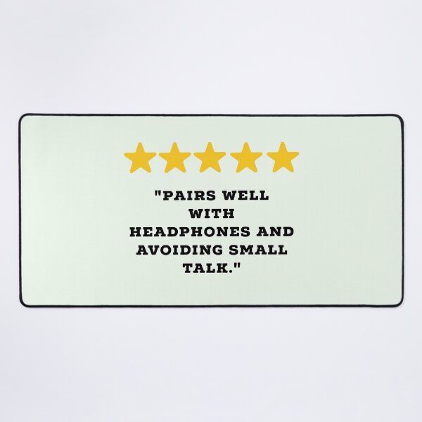 Item preview, Introvert Reviews Funny 5 Star Review #2 designed and sold by Jollys-ArtShop.
