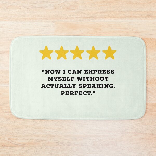 Item preview, Introvert Reviews Funny 5 Star Review #3 designed and sold by Jollys-ArtShop.