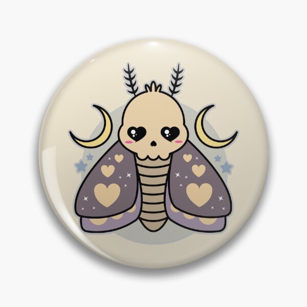 Item preview, Kawaii Death Moth  designed and sold by sasyall.