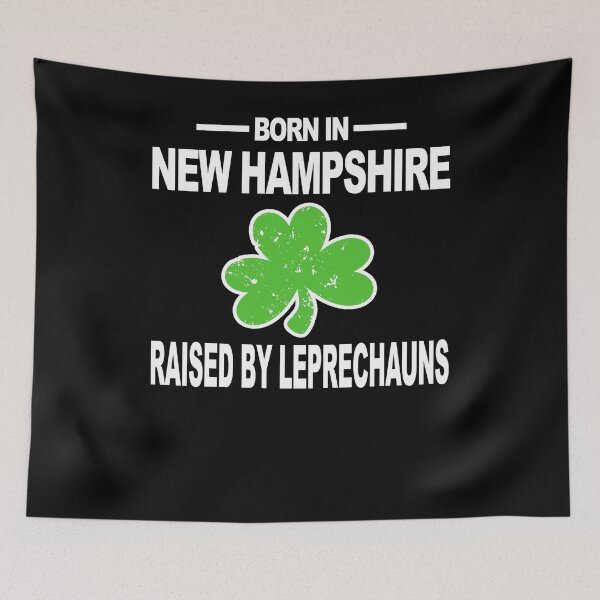 Item preview, New Hampshire Shirt Raised Leprechauns St Pattys Hoodie designed and sold by shoppzee.