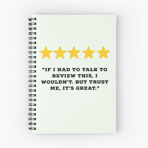 Item preview, Introvert Reviews Funny 5 Star Review #5 designed and sold by Jollys-ArtShop.