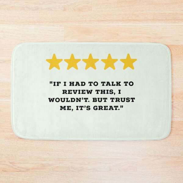 Item preview, Introvert Reviews Funny 5 Star Review #5 designed and sold by Jollys-ArtShop.