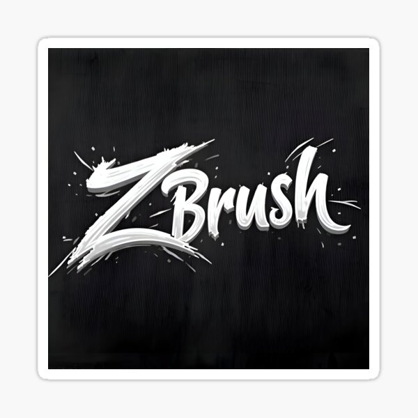 Item preview, ZBrush: A Sculpted Typography Masterpiece designed and sold by tajsilverline.
