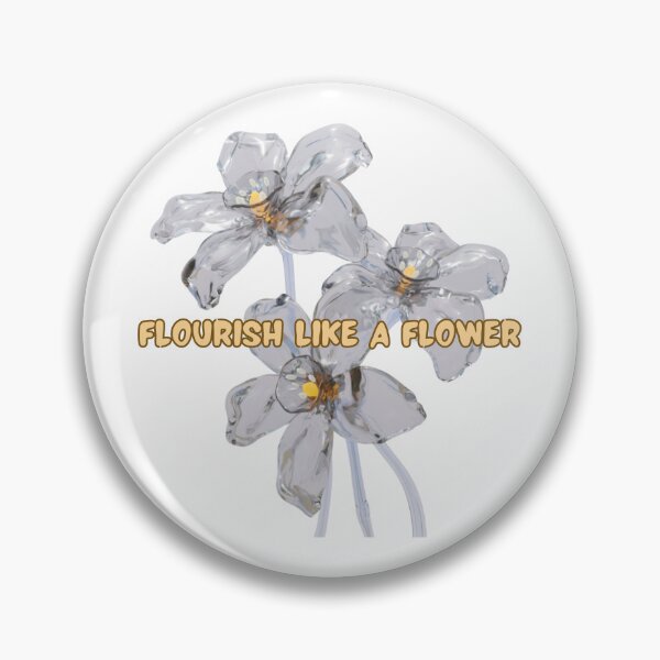 Item preview, Flourish Like A Flower ~ cute glass flower aesthetic designed and sold by The Romantics Atelier.