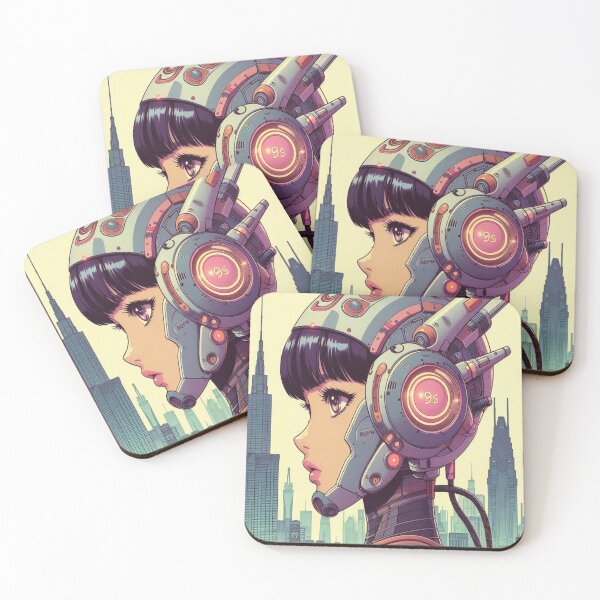 Item preview, Vintage cyborg girl designed and sold by Creativnani.