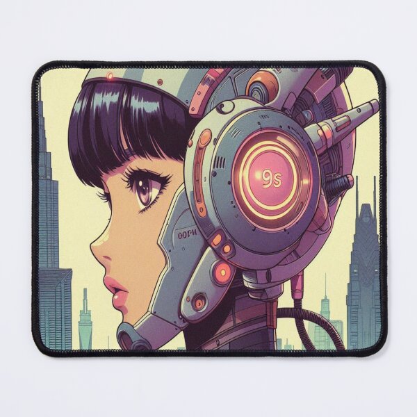 Item preview, Vintage cyborg girl designed and sold by Creativnani.