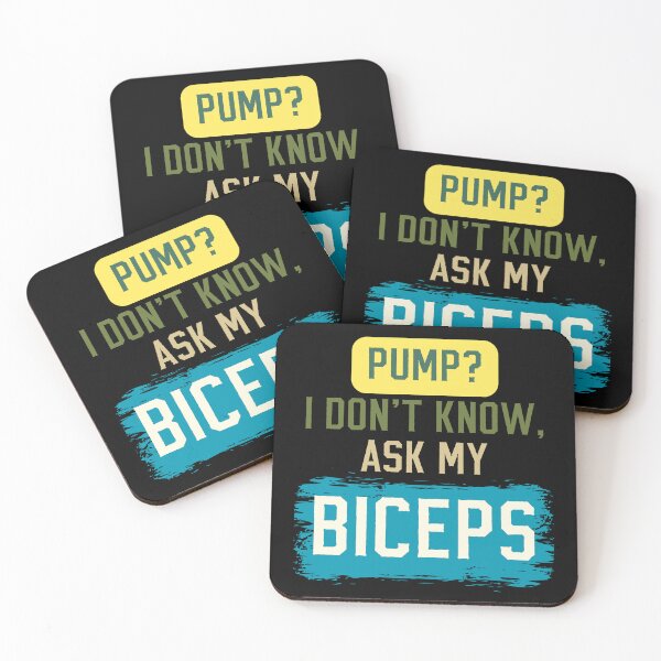 Item preview, Pump? I Don't Know Ask My Biceps Funny Design designed and sold by Maggie Mustard.