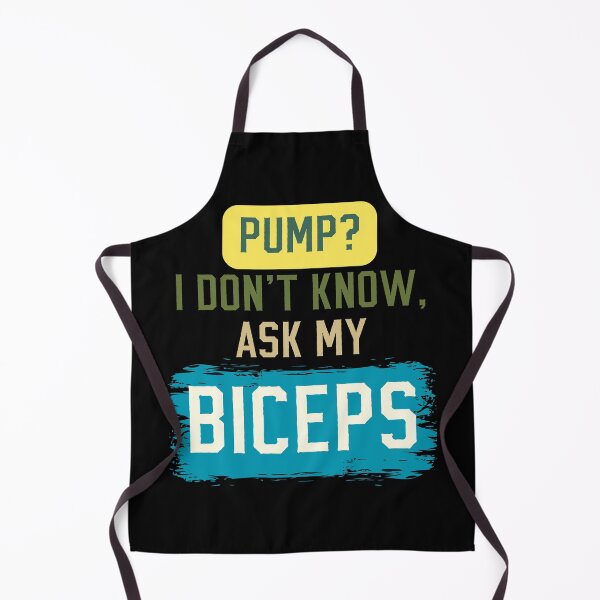 Item preview, Pump? I Don't Know Ask My Biceps Funny Design designed and sold by Maggie Mustard.