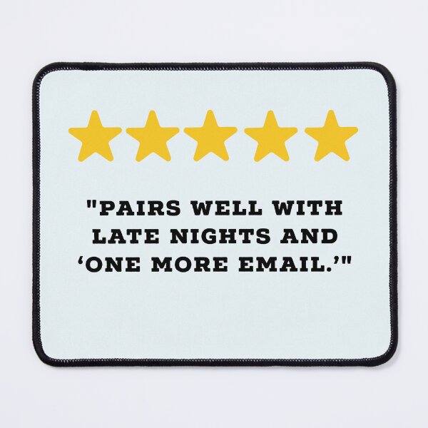 Item preview, Workaholic / Hustler Reviews Funny 5 Star Review #2 designed and sold by Jollys-ArtShop.