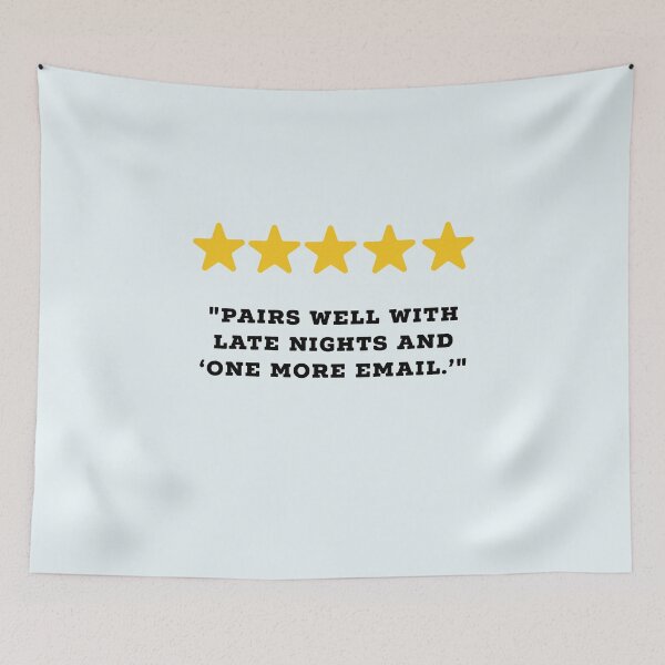 Item preview, Workaholic / Hustler Reviews Funny 5 Star Review #2 designed and sold by Jollys-ArtShop.