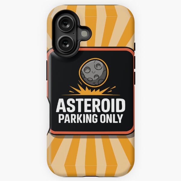 Item preview, Asteroid Parking Only – Funny Space & Doomsday Sign designed and sold by CrownedCanvas.