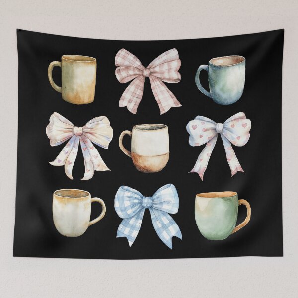 Item preview, cups and bows designed and sold by VariousGoodies.