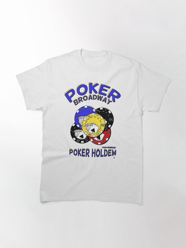 Aperçu 3 sur 7. T-shirt classique avec l'œuvre Poker. créée et vendue par Vinidal.