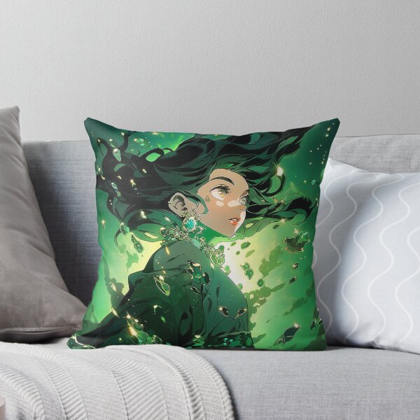 Item preview, Magic Emerald Fantasy Anime Girl designed and sold by bubblegoth.